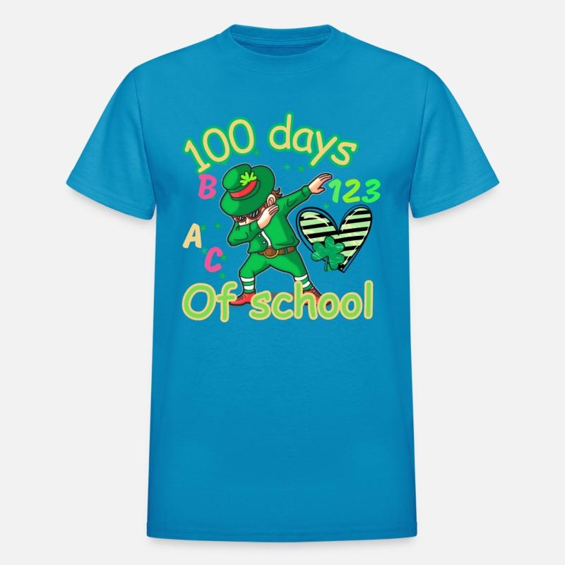 100 days of school kids shamrock dubbing