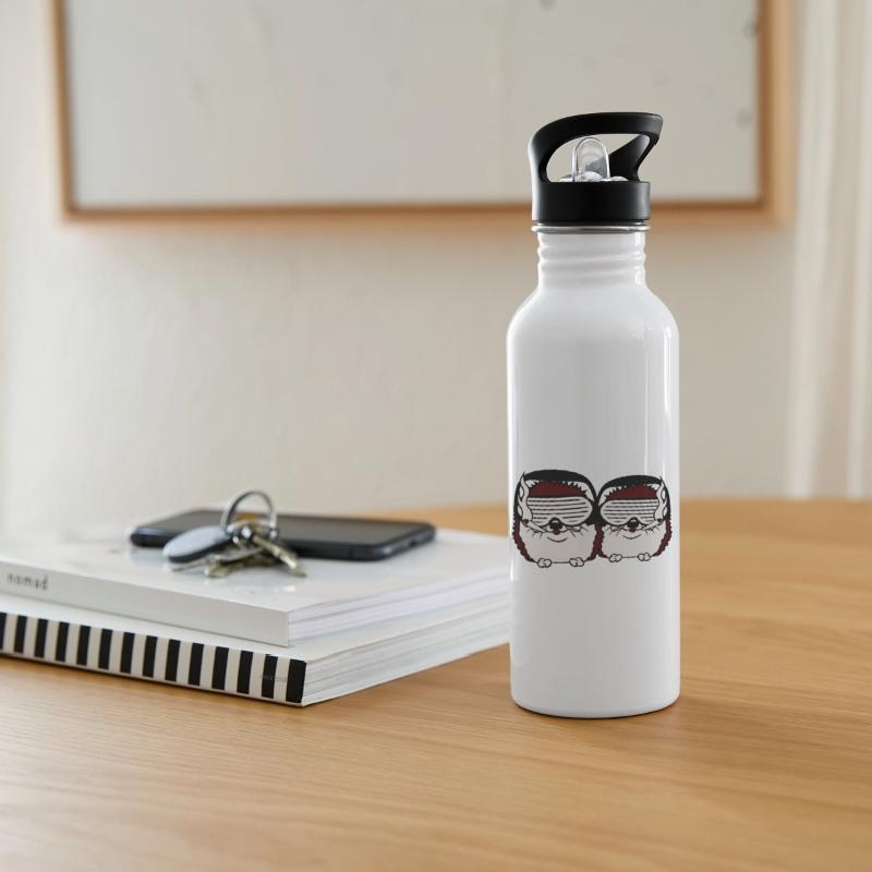 2 Funny Hedgehogs Fun Team DJ Club Fun Music Party