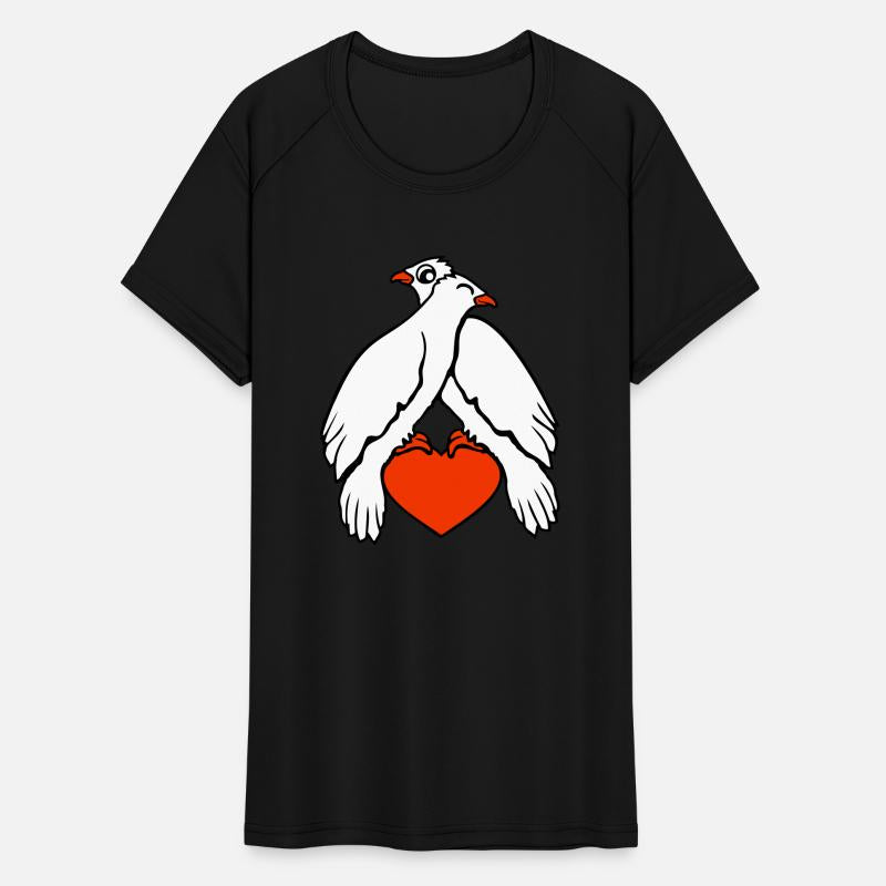 2 pigeons heart two birds couple sitting in love