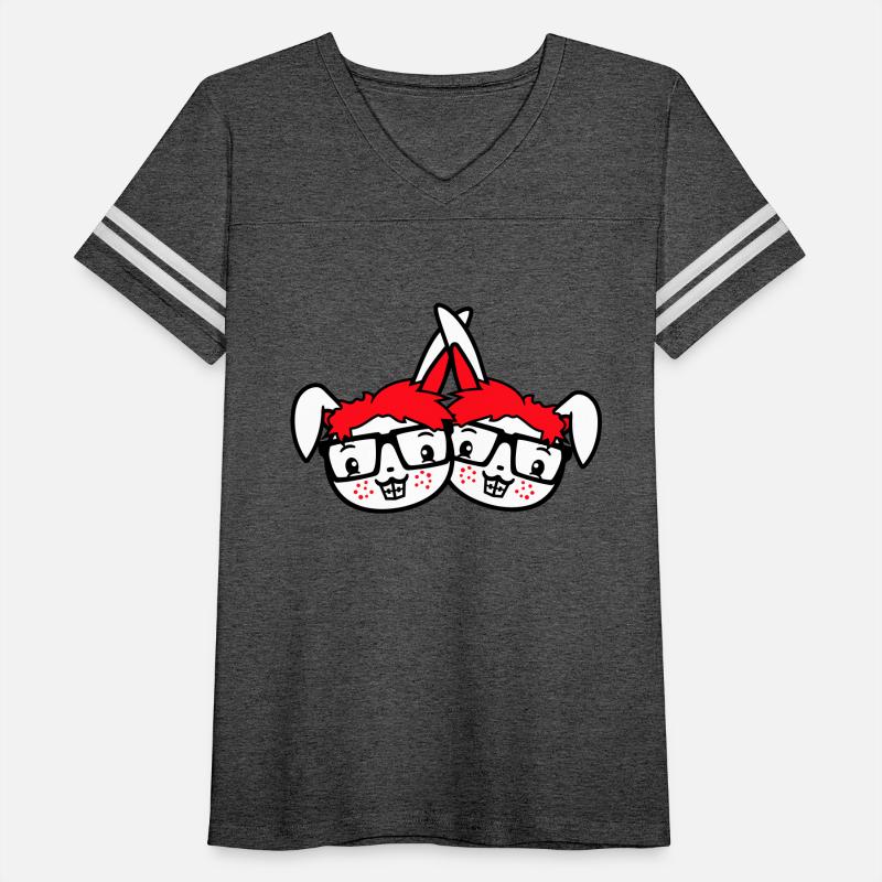 2 Rabbits Nerds Geek Horn-Rimmed Glasses Team Cool