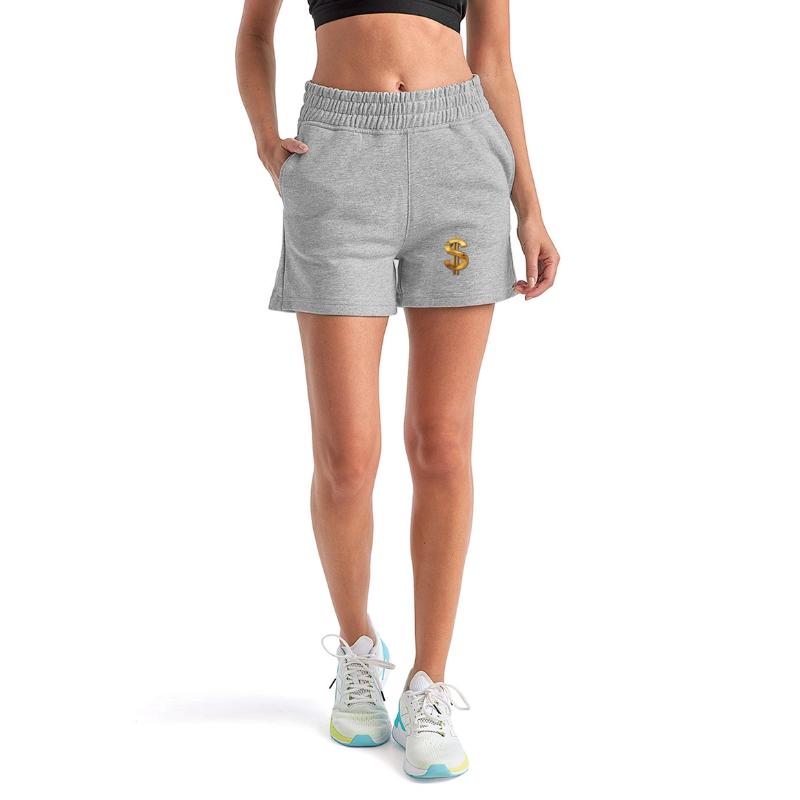 3D rendering of a gold dollar sign with a shiny