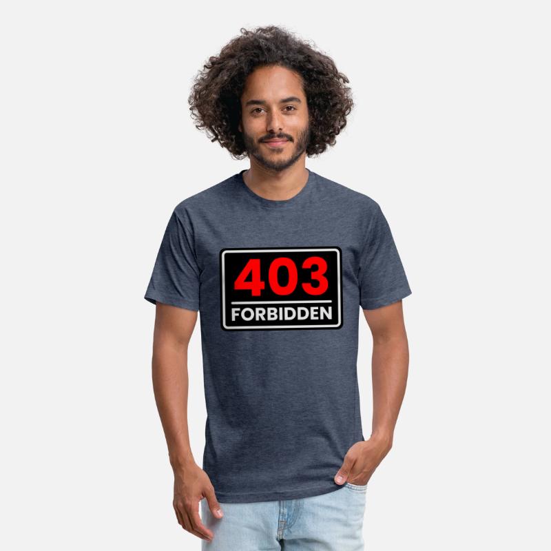 403 Forbidden in Red, Greyish white and Black