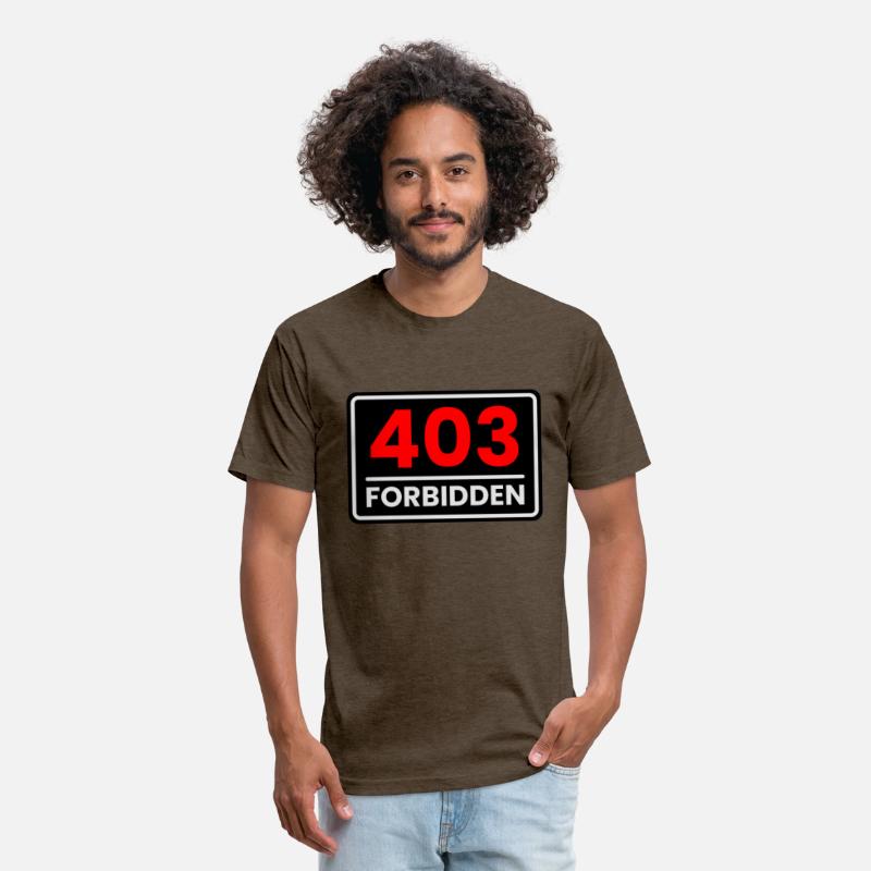 403 Forbidden in Red, Greyish white and Black