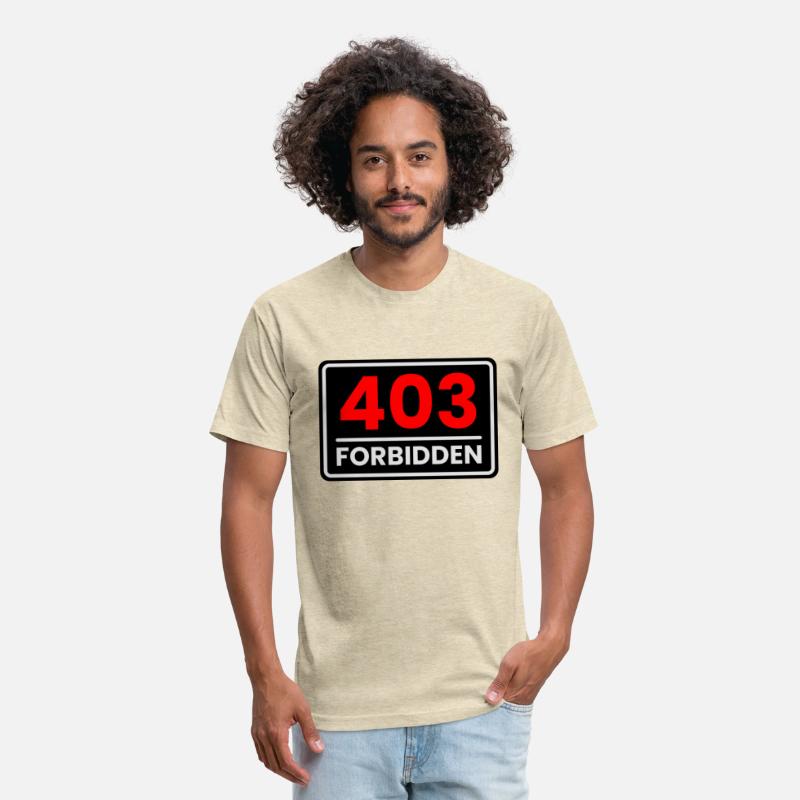 403 Forbidden in Red, Greyish white and Black