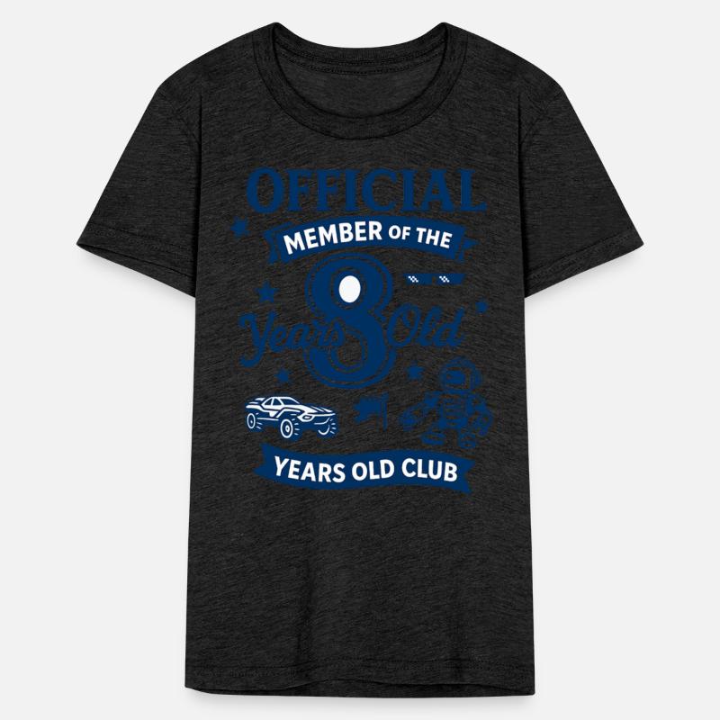 8th Birthday Old Club Robot Car Design