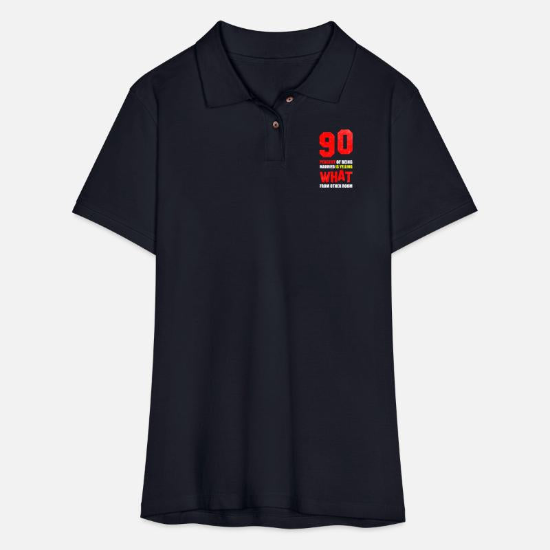 90 percent of being married is yelling