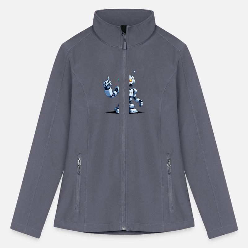 A pixel art of a robot