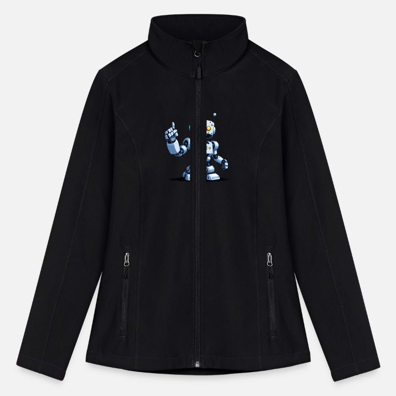 A pixel art of a robot