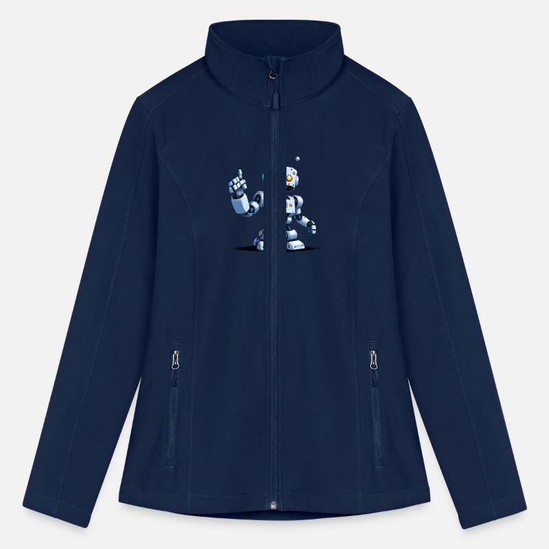 A pixel art of a robot