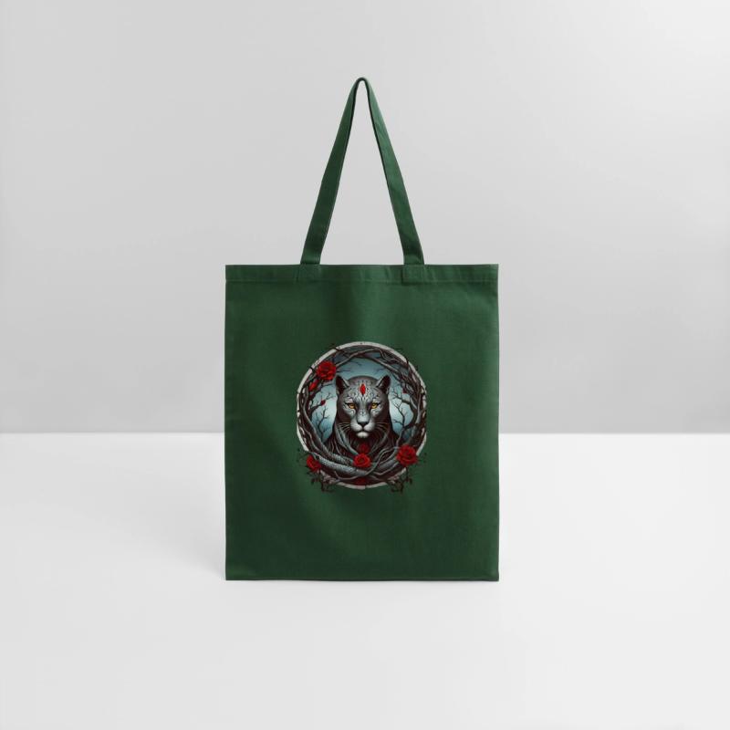 A striking illustration of a panther