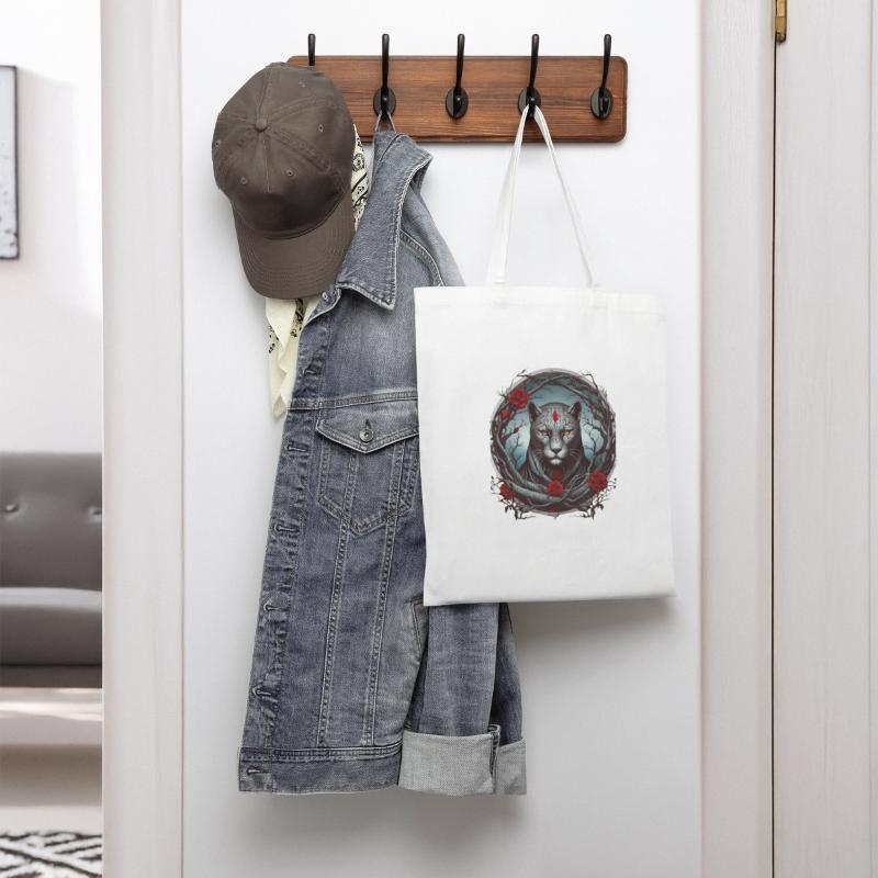 A striking illustration of a panther