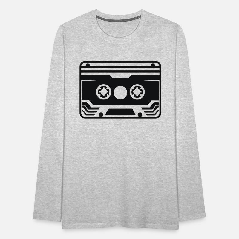 A vintage-inspired illustration of cassette tape