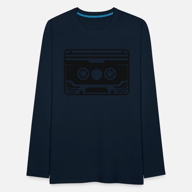 A vintage-inspired illustration of cassette tape