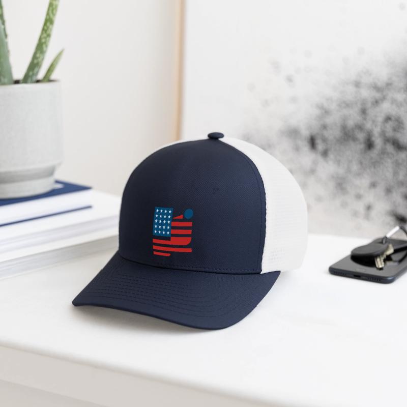 Abstract American Flag Art Design modernism