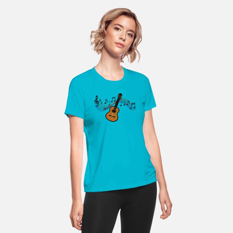 Acoustic Guitar Country Wooden T shirts