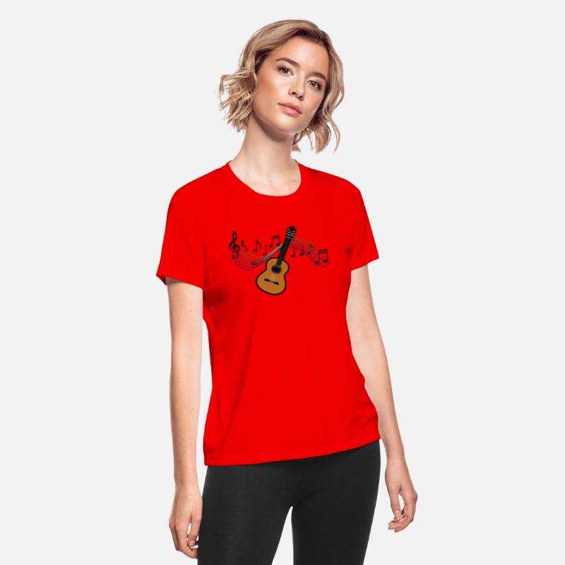 Acoustic Guitar Country Wooden T shirts