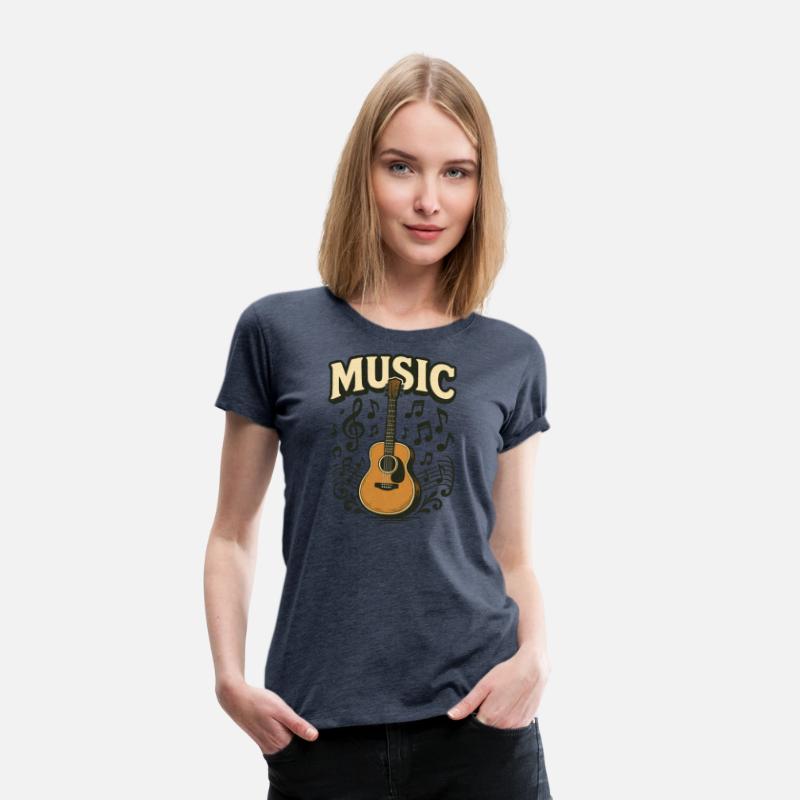 Acoustic Guitar Music Illustration