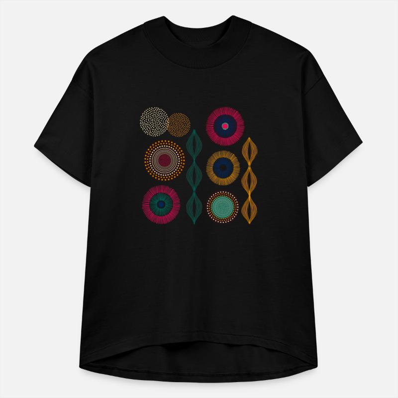 African Tribal Etnic Round Pattern