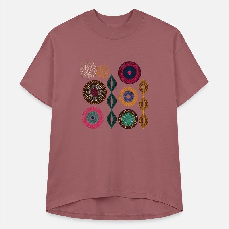 African Tribal Etnic Round Pattern