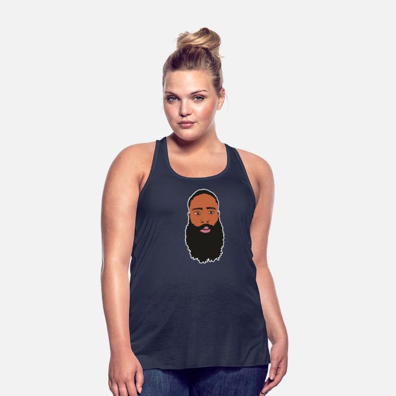 Afro Man with hipster beard