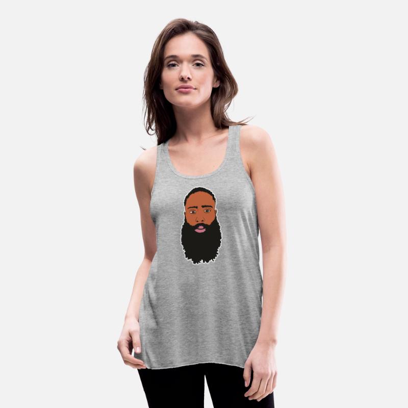 Afro Man with hipster beard