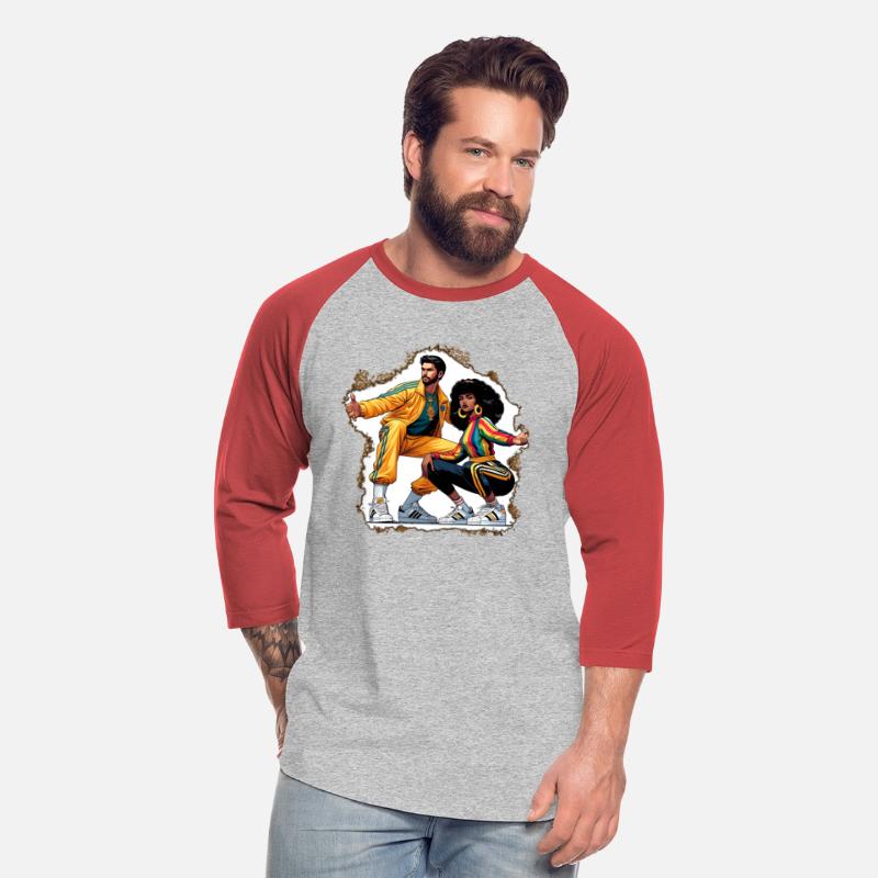 AI 1980s B-Boy & FlyGirl Stance