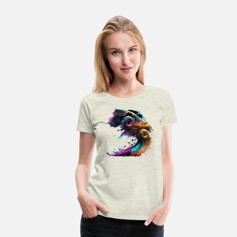 Airborne Monster Truck Jump Off Road Vehicle