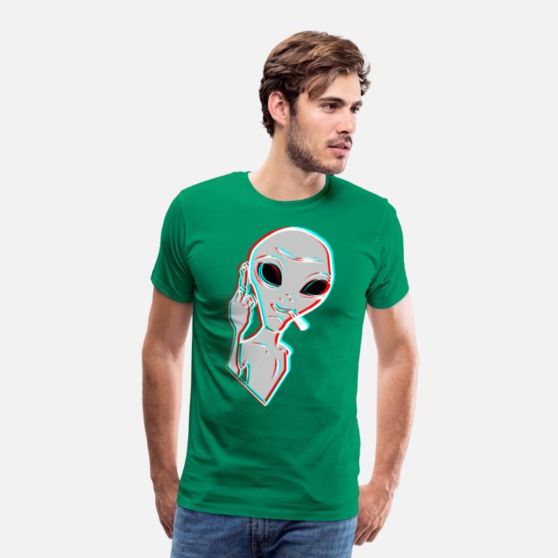 alien smoking weed