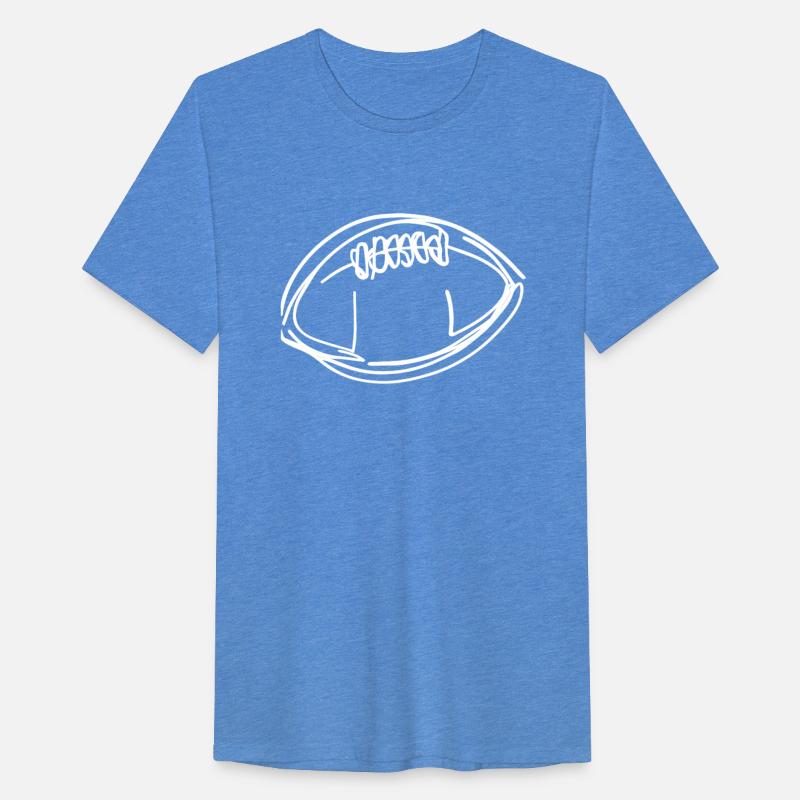 American Football Ball Drawing