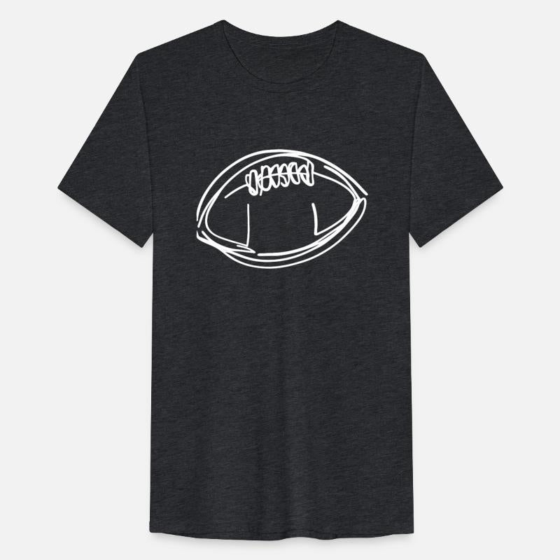 American Football Ball Drawing