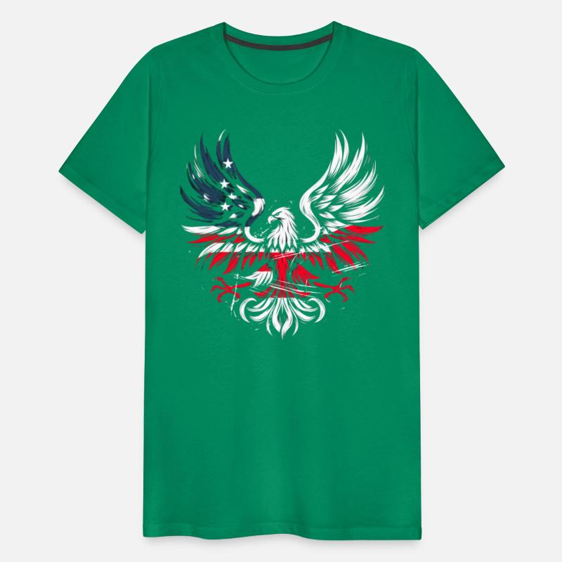 American Polish Eagle Patriotic Pride Distressed