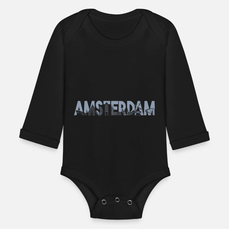 Amsterdam Skyline Silhouette - Urban Beauty