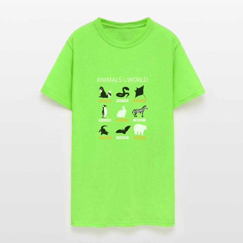 Animals Of The World T-Shirt Meme Rare Animals