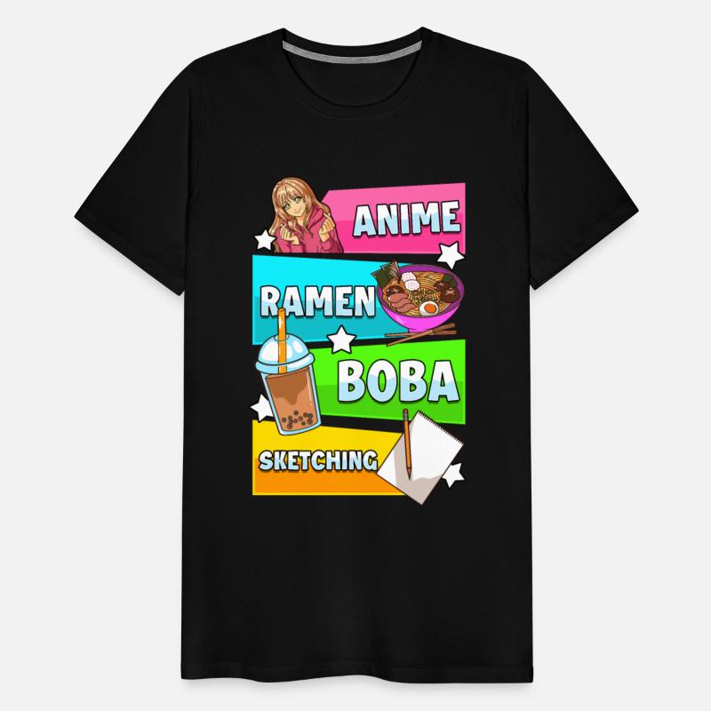 Anime Ramen Te Boba And Drawings Manga Japan