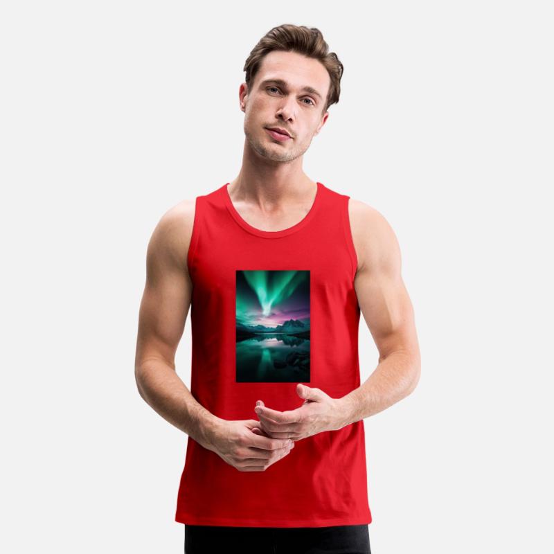 Aurora Over Arctic Peaks