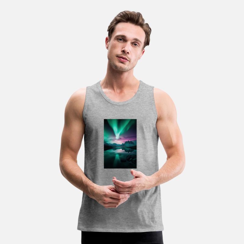 Aurora Over Arctic Peaks