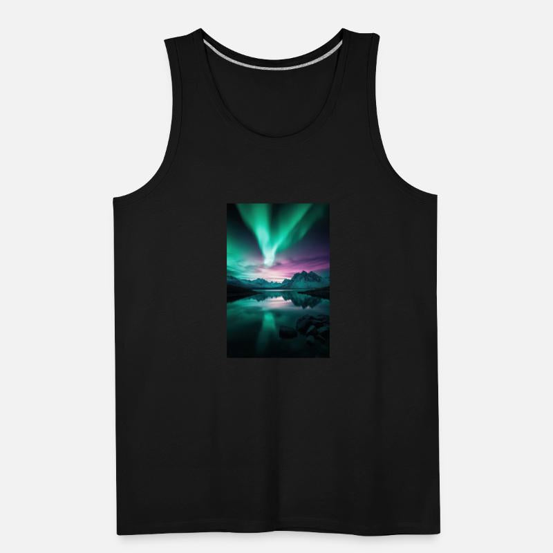 Aurora Over Arctic Peaks