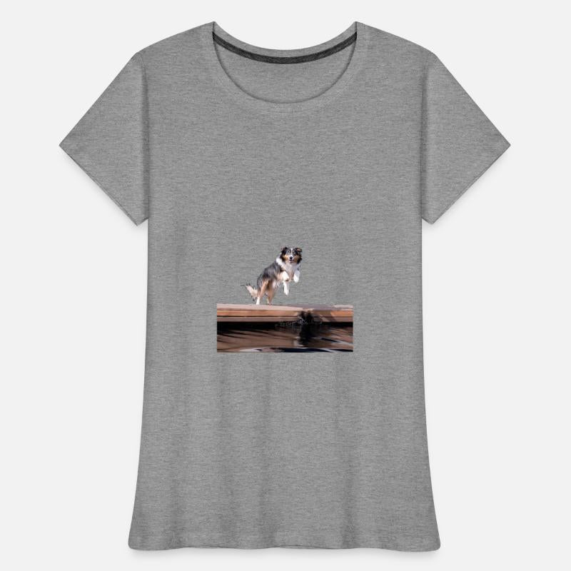 Australian Shepherd Dock Diving Dog Jumping