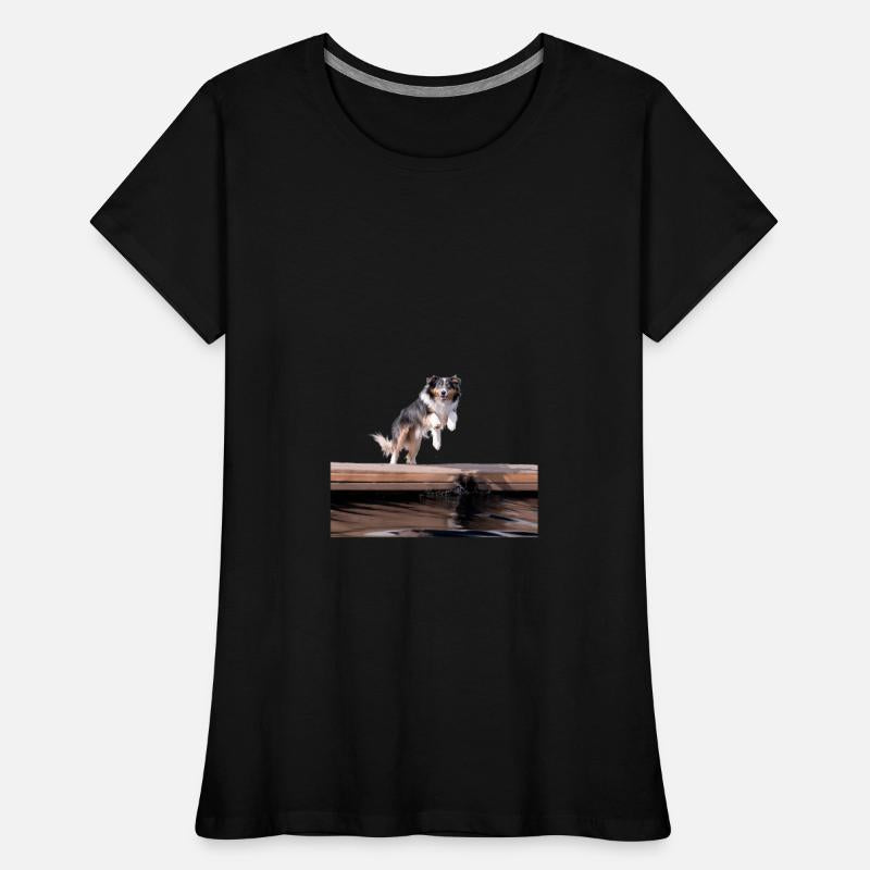 Australian Shepherd Dock Diving Dog Jumping