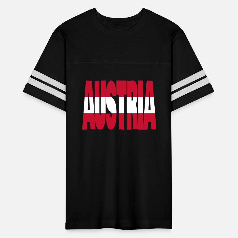 Austria flag stencil