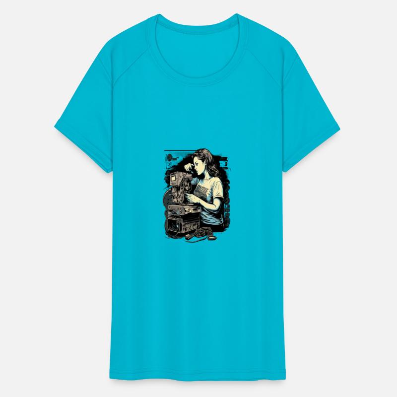 AV Technician Touchscreen Monitor Digital Display