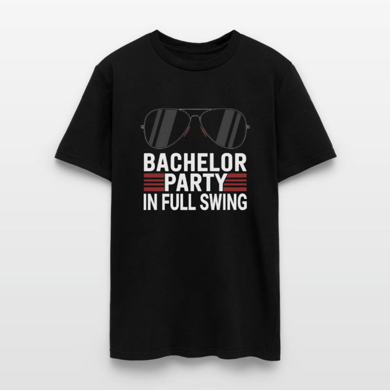 BACHELOR PARTY IN FULL SWING MENS PARTY APPAREL.