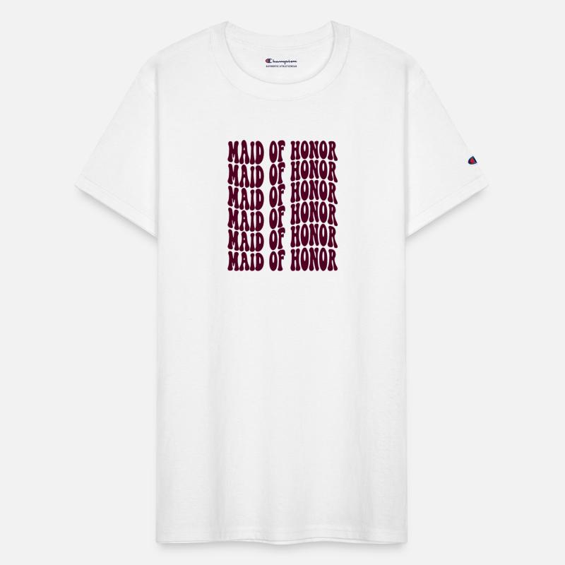 Bachelorette Party Maid Of Honor Burgundy Design