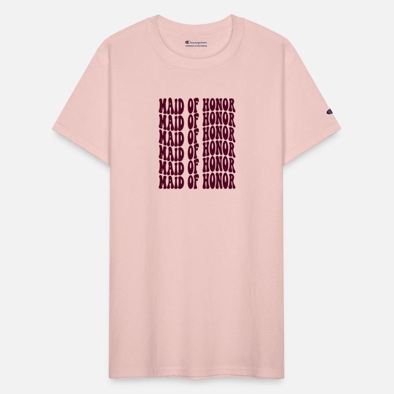 Bachelorette Party Maid Of Honor Burgundy Design