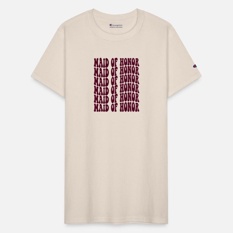 Bachelorette Party Maid Of Honor Burgundy Design