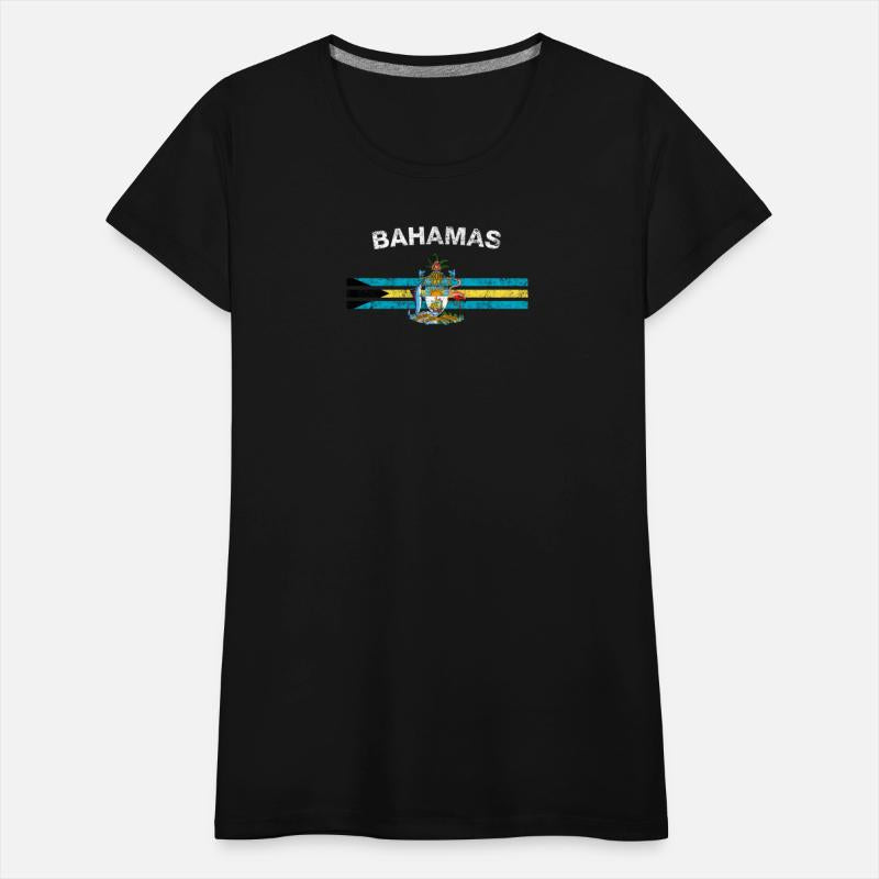 Bahamas Flag Shirt - Bahamas Emblem & Bahamas Flag