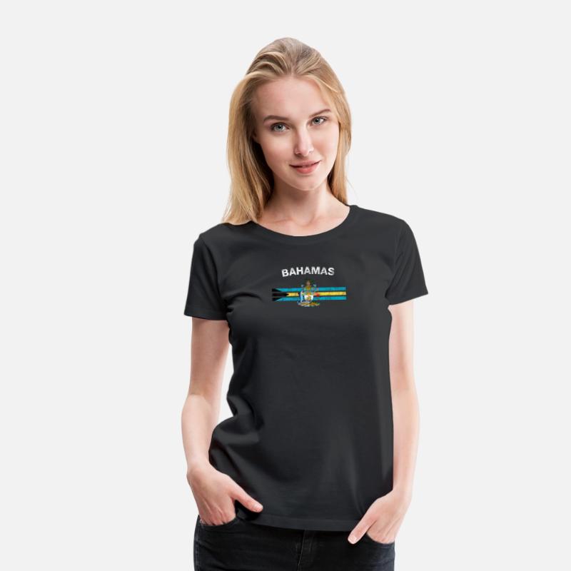 Bahamas Flag Shirt - Bahamas Emblem & Bahamas Flag