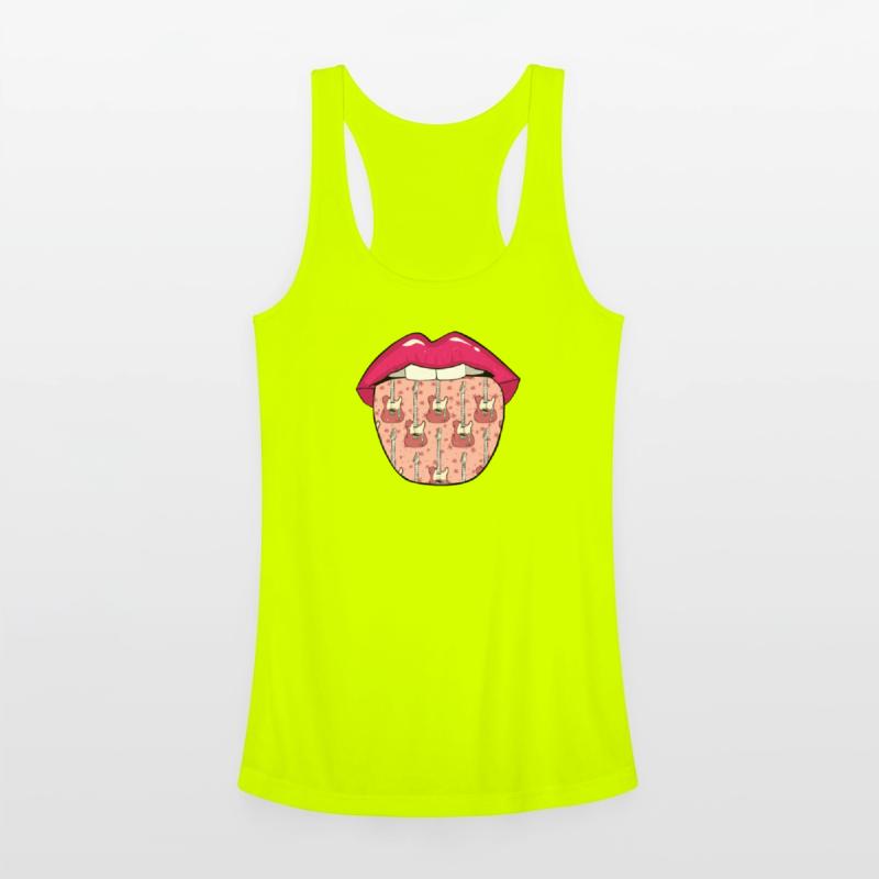 Bass Guitar Bassist Tongue