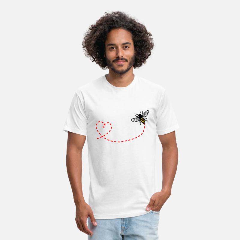 Bee trace of a heart