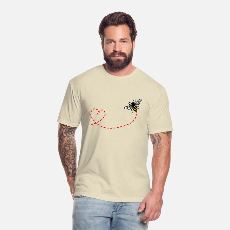 Bee trace of a heart